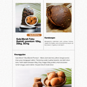 Gula Merah Tebu Bathok - 1kg