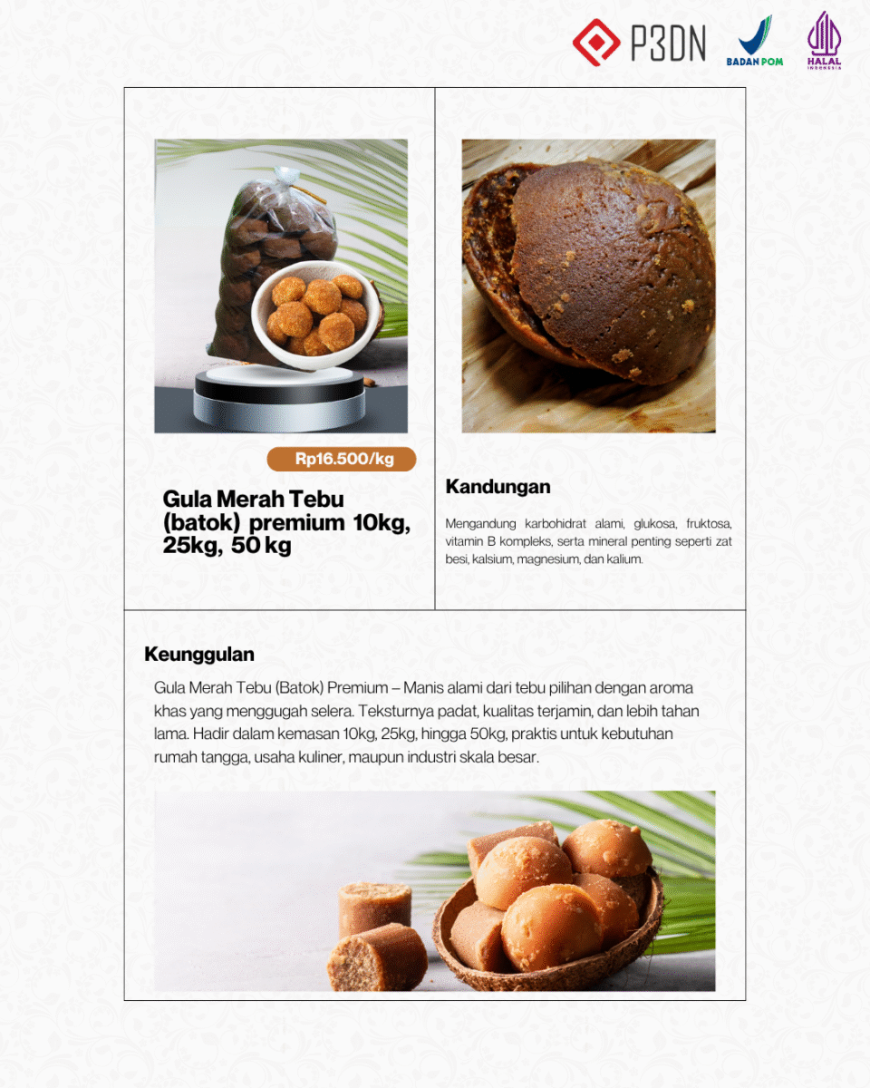 Gula Merah Tebu Bathok - 1kg